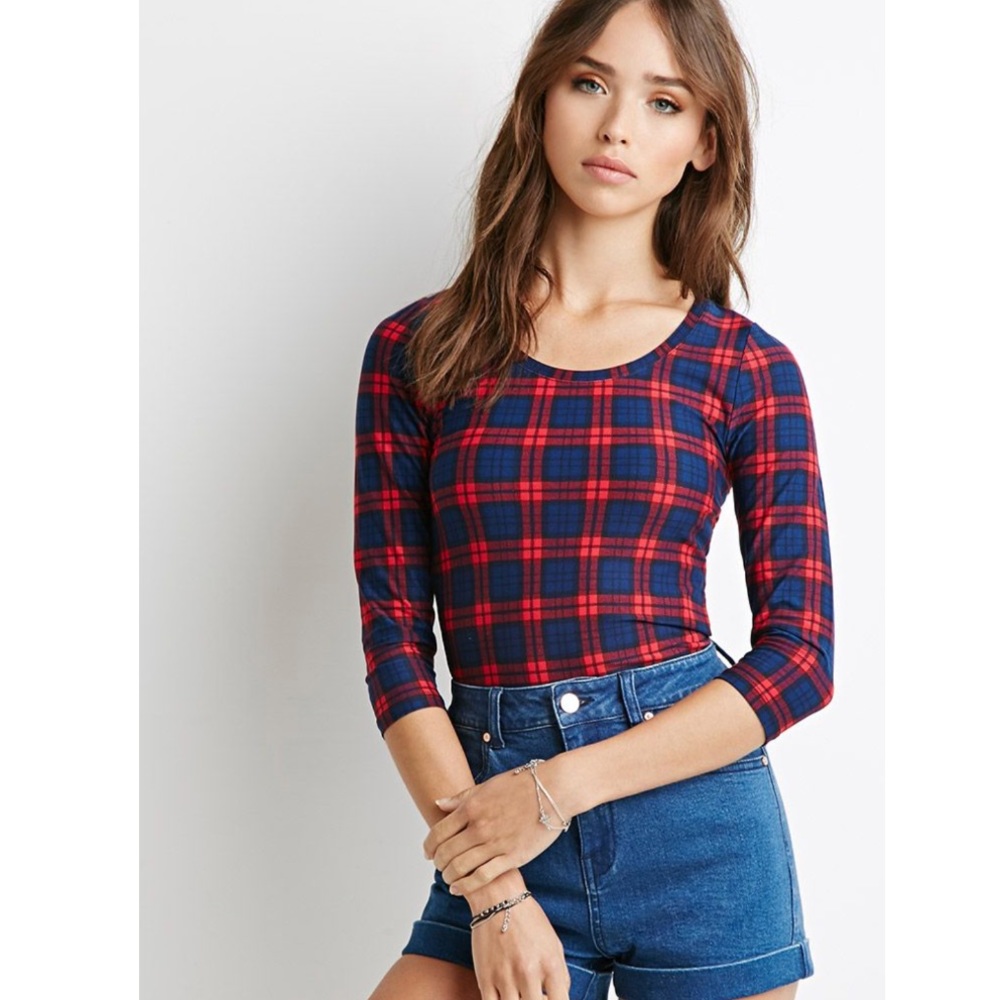 Plaid Top